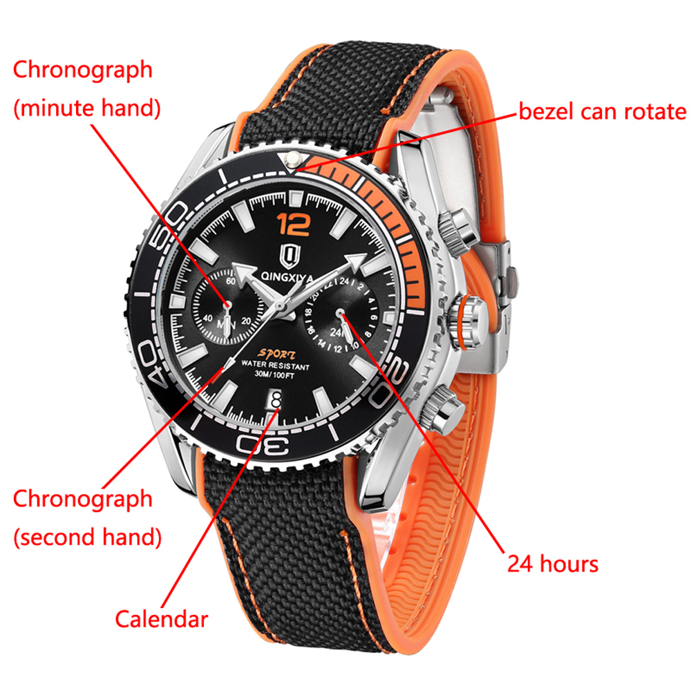 QINGXIYA Fashion Silicone Stra – Best Luxury Quartz Watch Bewertung und Preis