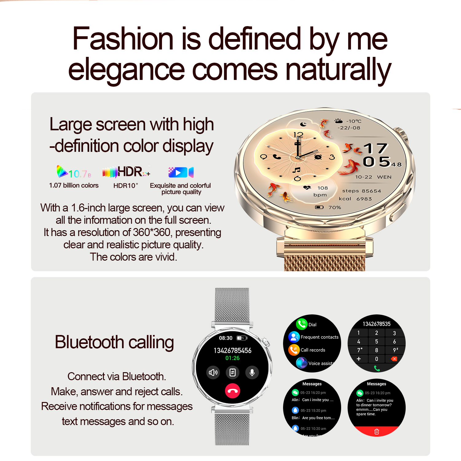 EX200 Big Screen Smart Watch W – Gmt Dual Timezone Watch Bewertung und Preis