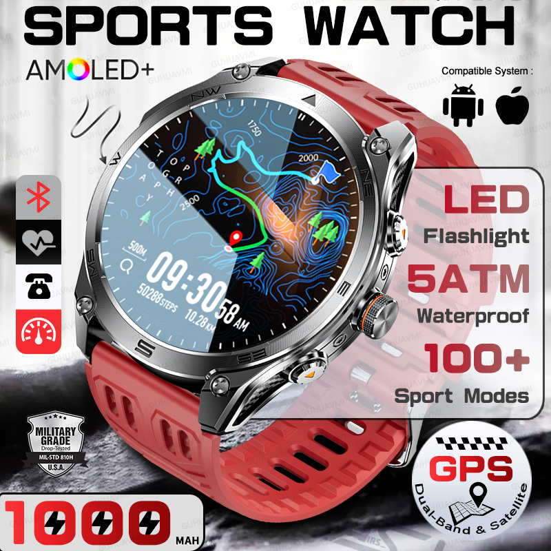 Tactical GPS Smart Watch Milit – Gmt Dual Timezone Watch Bewertung und Preis