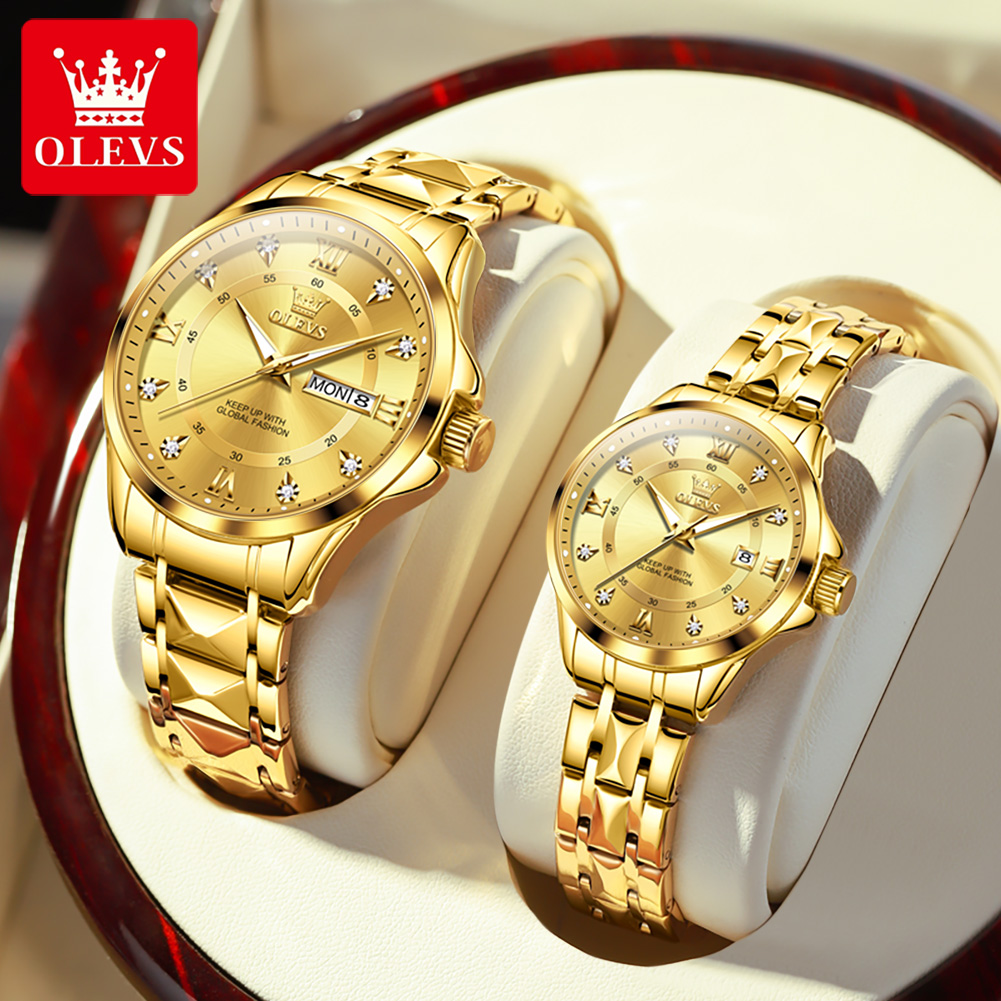 OLEVS 2906 Couple Watch Pair L – Best Luxury Quartz Watch Bewertung und Preis