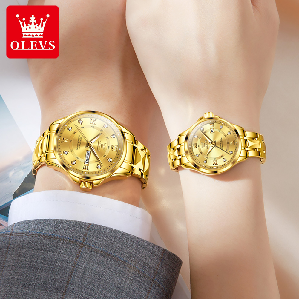 OLEVS 2906 Couple Watch Pair L – Best Luxury Quartz Watch Bewertung und Preis