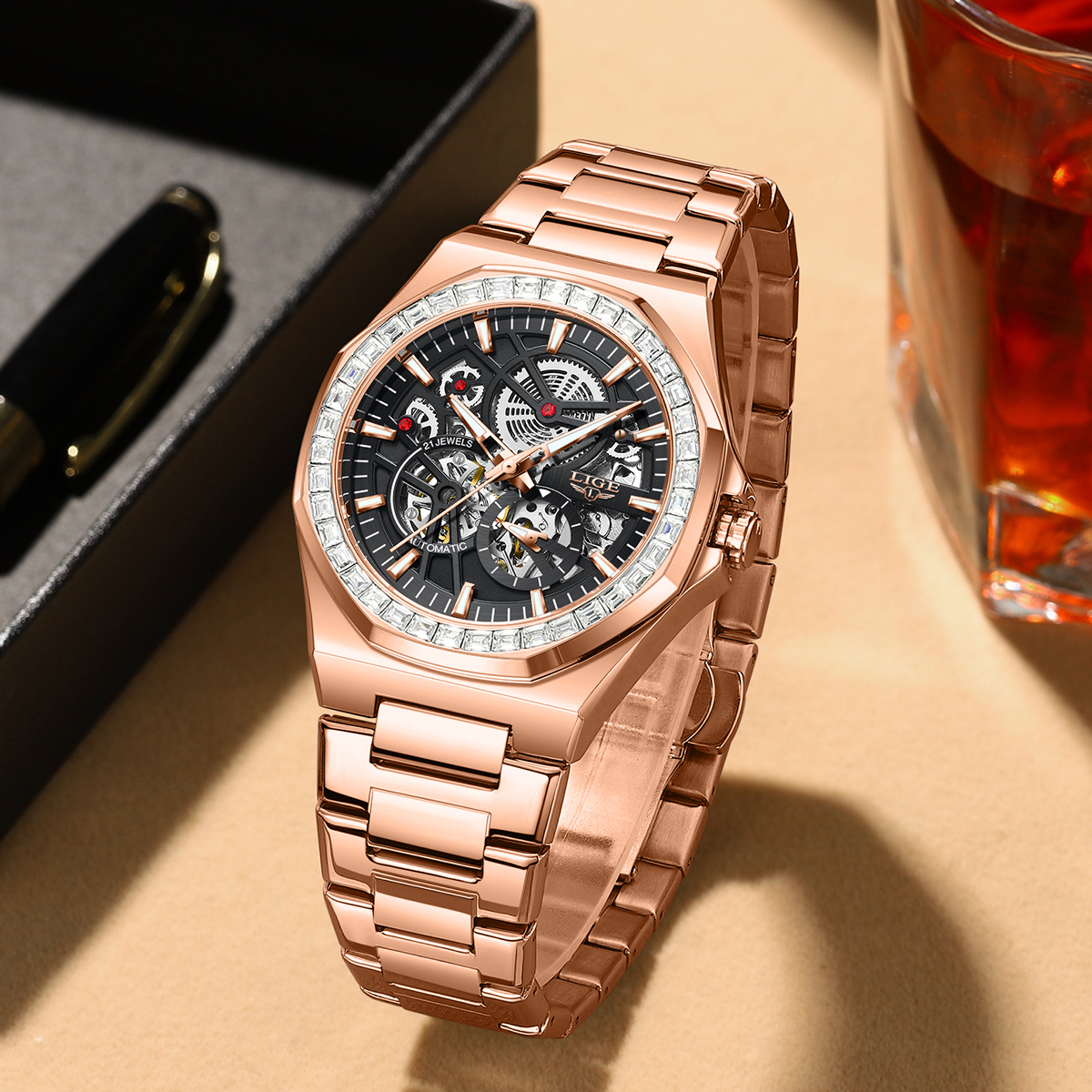LIGE Original Design Mechanica – Luxury Quartz Watch Brands Bewertung und Preis