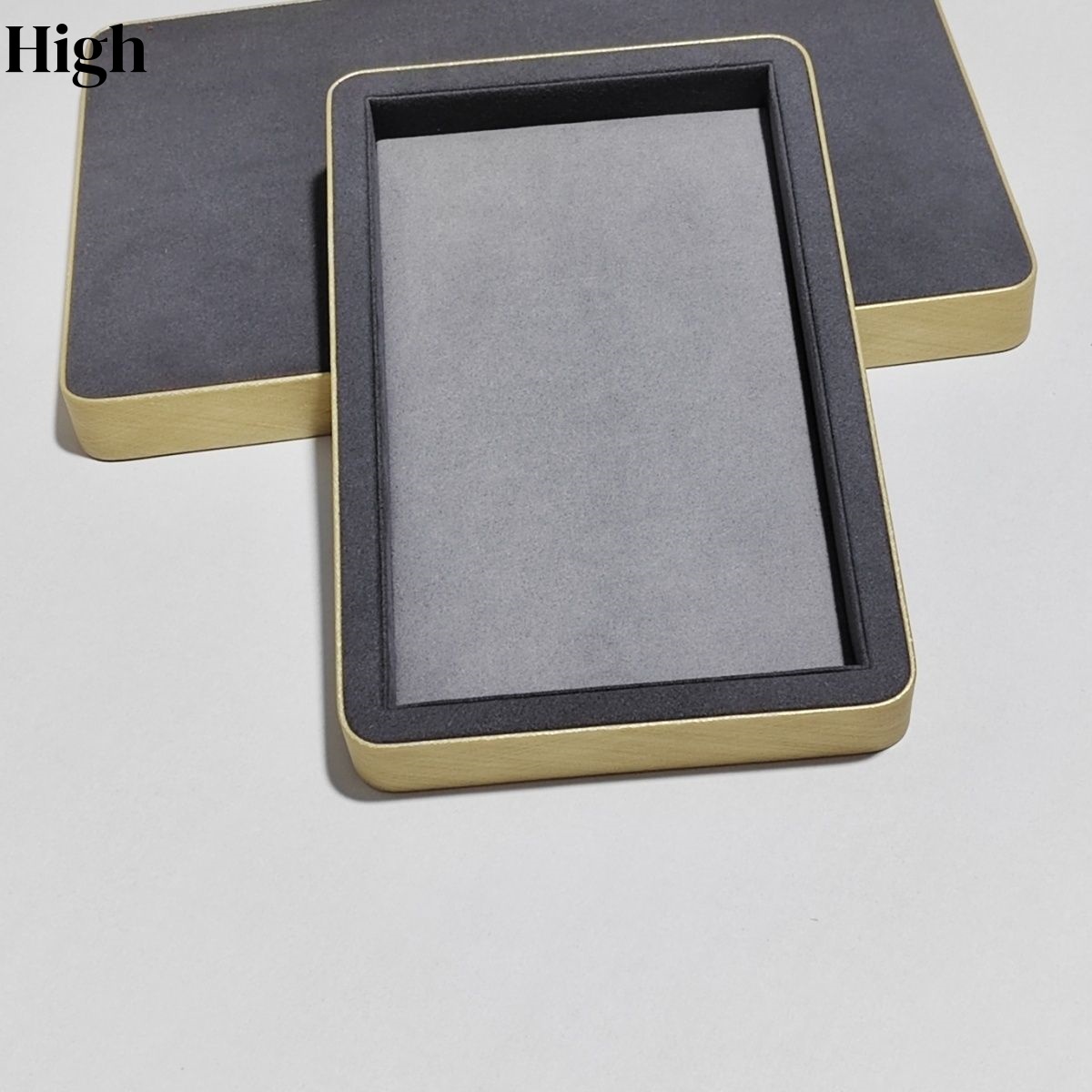 Gray Suede Leather Jewelry Dis – Luxury Watch Photo Bewertung und Preis