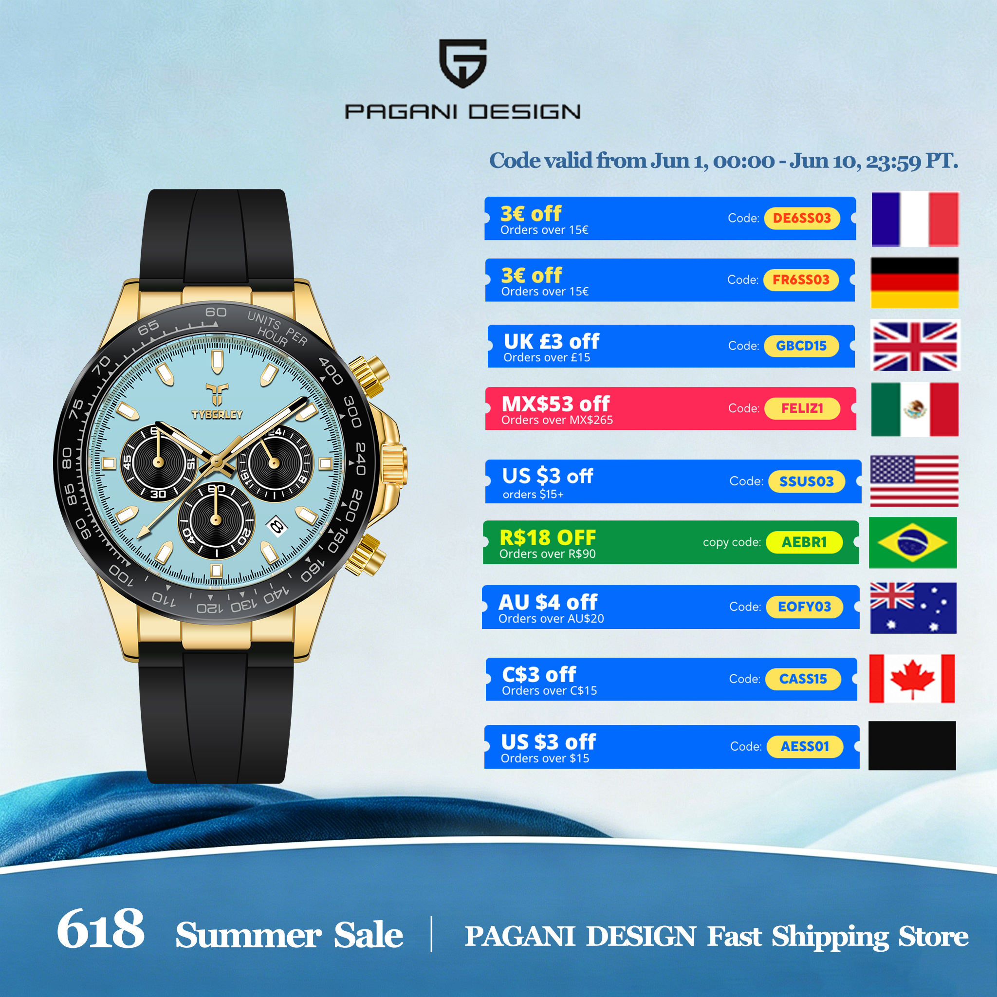 TYBERLEY Sophisticated Eleganc – Luxury Watch With Rubber Strap Bewertung und Preis