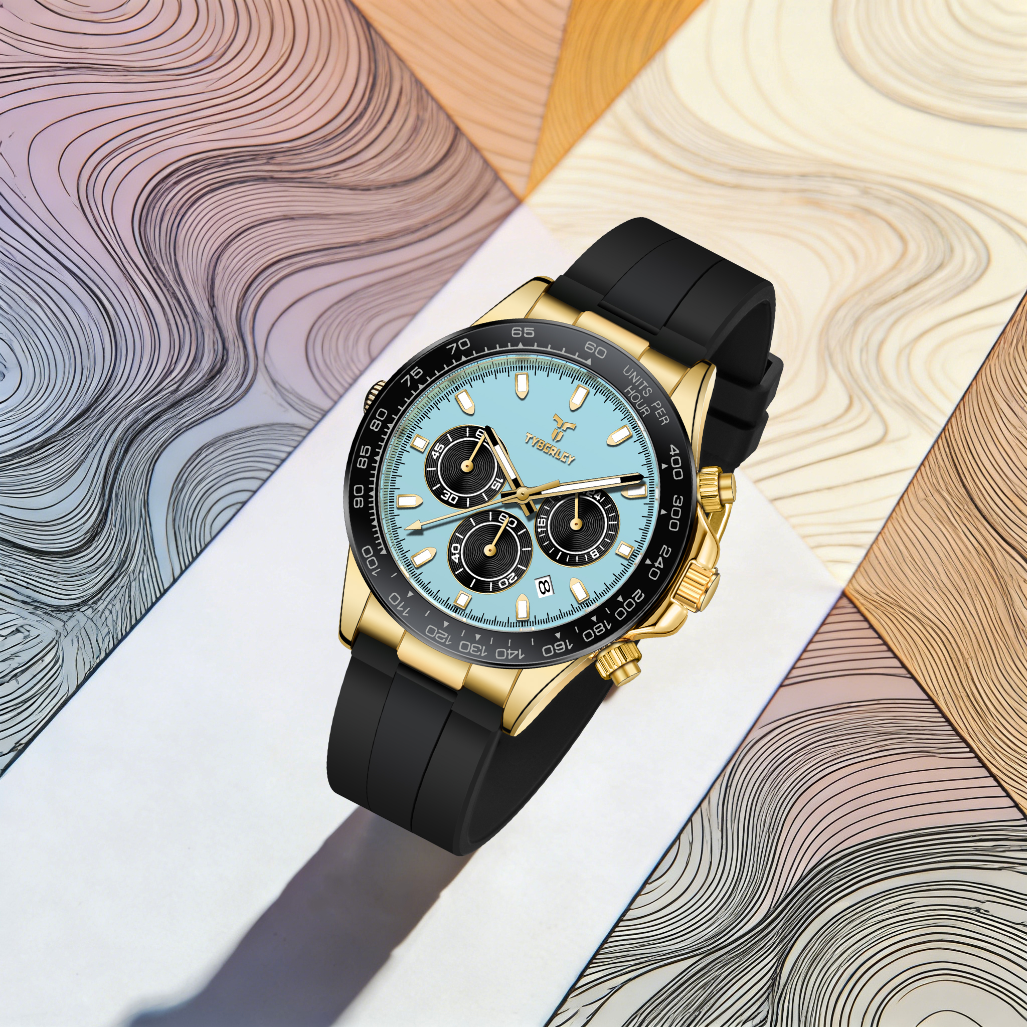 TYBERLEY Sophisticated Eleganc – Luxury Watch With Rubber Strap Bewertung und Preis