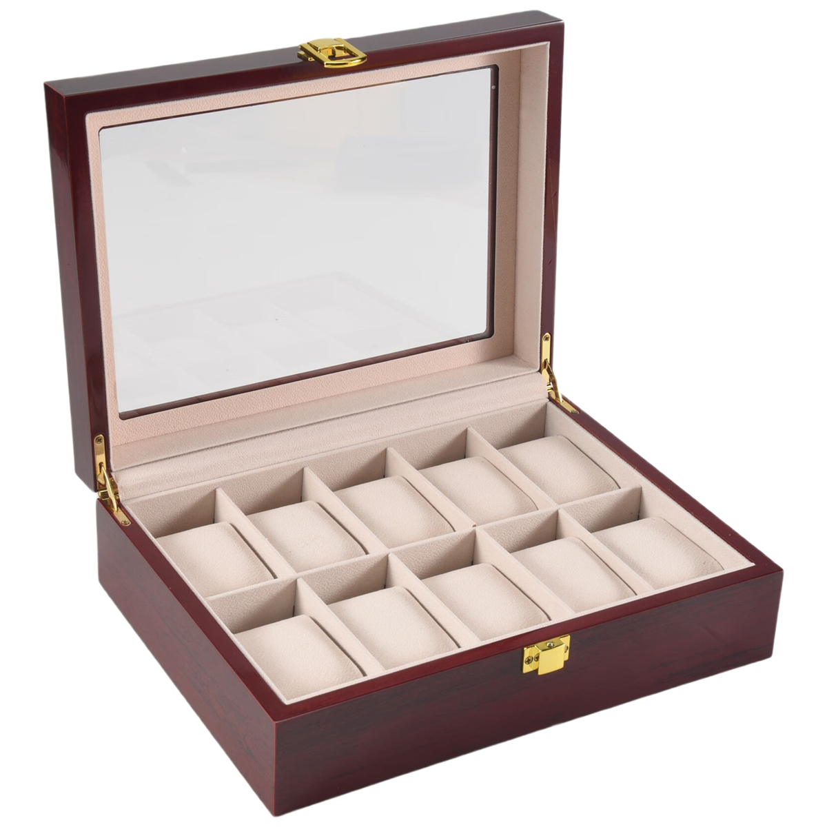 CLCUV Luxury Wooden Watch Box  – Luxury Watch Holder For Men Bewertung und Preis