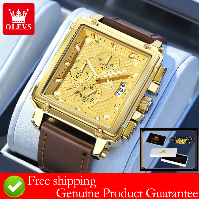 OLEVS brand mens watches water – Luxury Quartz Watch Brands Bewertung und Preis