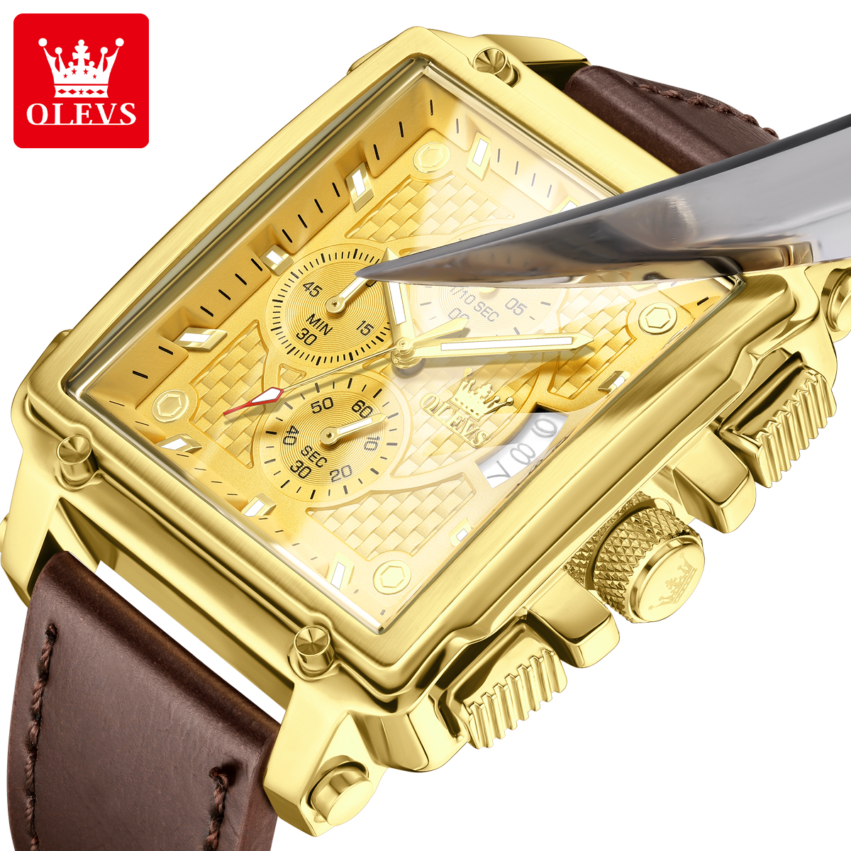 OLEVS brand mens watches water – Luxury Quartz Watch Brands Bewertung und Preis