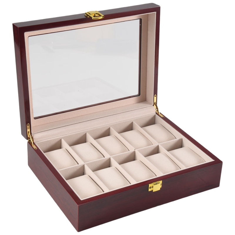 Luxury Wooden Watch Box Watch  – Luxury Watch Holder For Men Bewertung und Preis