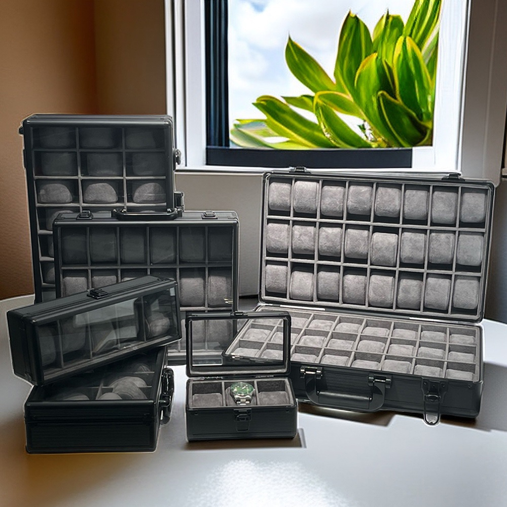 Green Aluminum Watch Box, Men  – Luxury Watch Holder For Men Bewertung und Preis