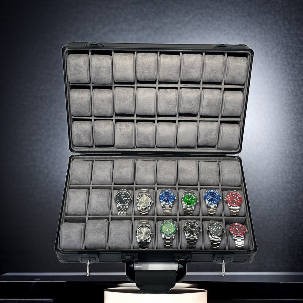 Green Aluminum Watch Box, Men  – Luxury Watch Holder For Men Bewertung und Preis