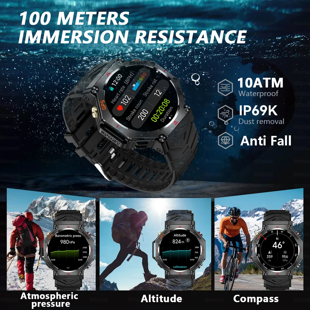 2026 New GPS Smart Watch Built – Gmt Dual Timezone Watch Bewertung und Preis