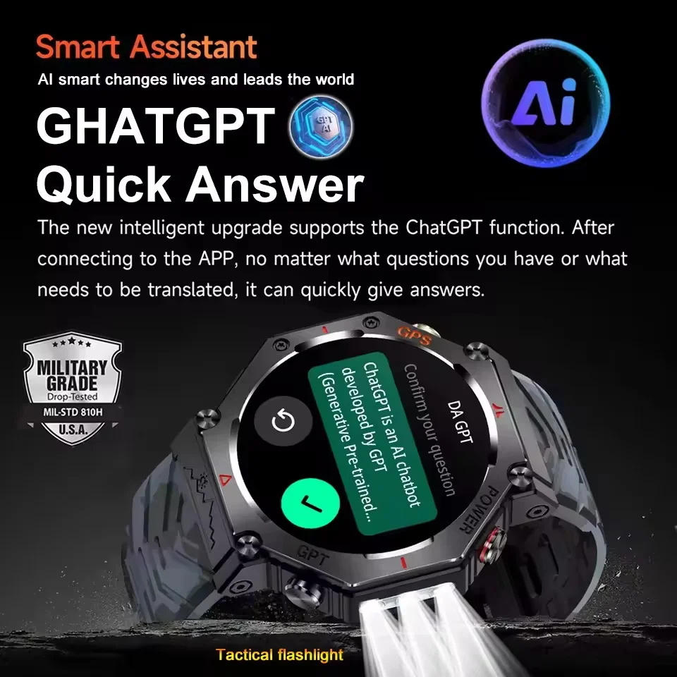 2026 New GPS Smart Watch Built – Gmt Dual Timezone Watch Bewertung und Preis